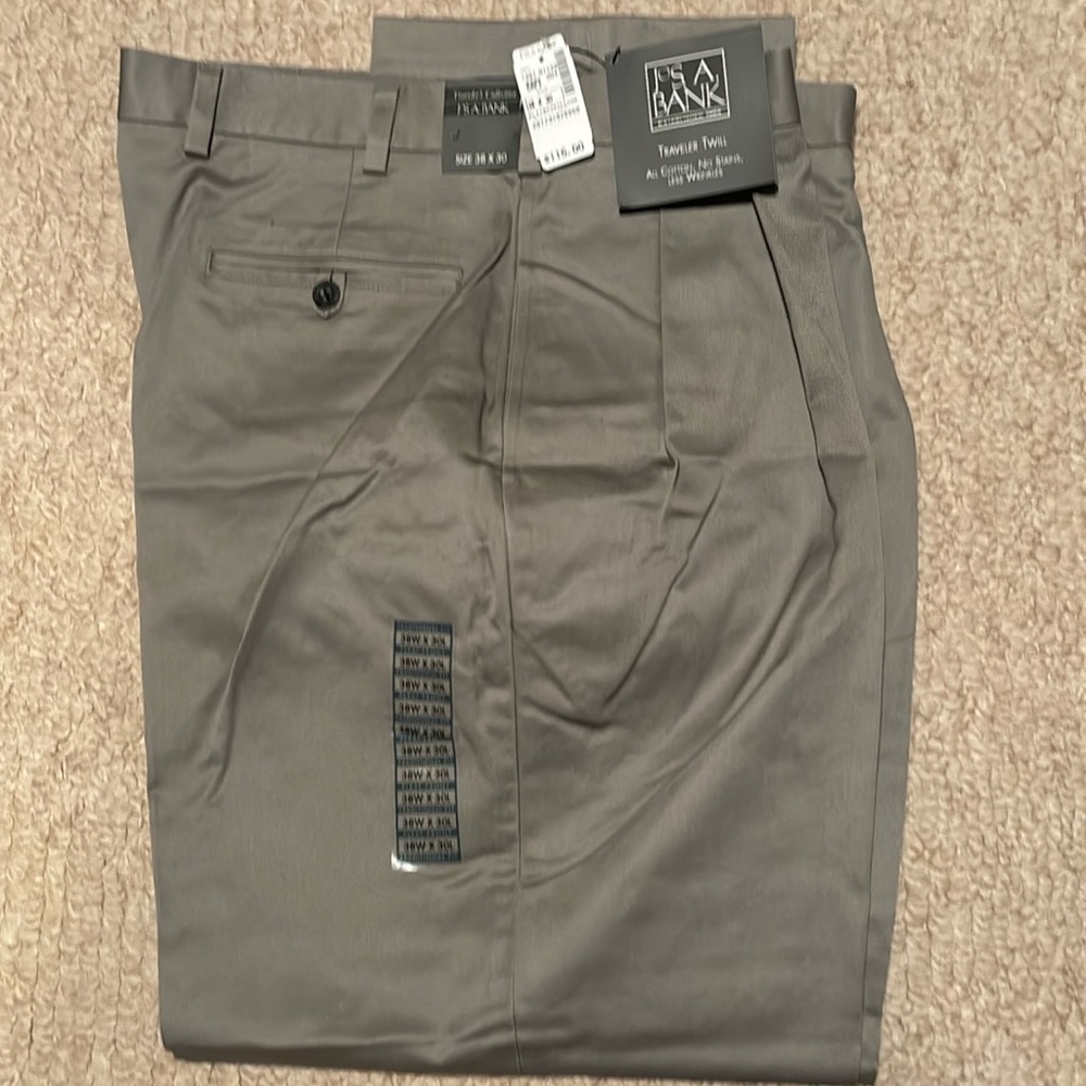 NWT Men’s Jos A Banks cotton twill pant